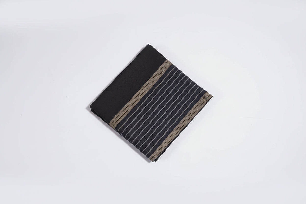Black and brown stripe sarong