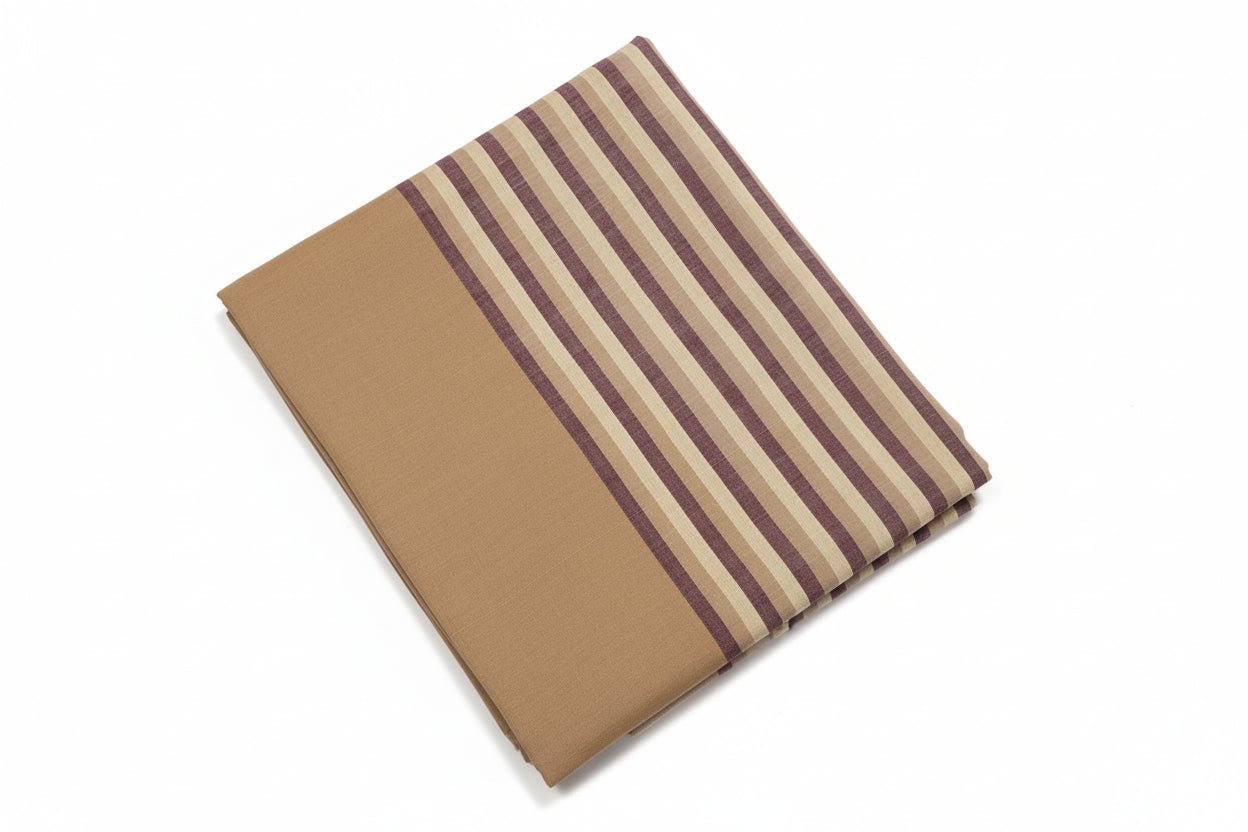 Light brown with beige stripes sarong