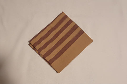 Sarong with brown and beige stripes