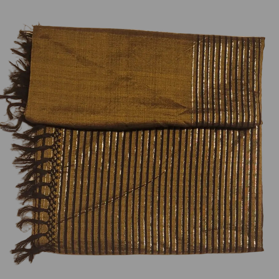 Saree with fringes